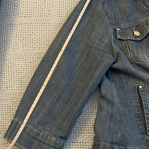 Denim Ruffle Jacket - Picture 10 of 13